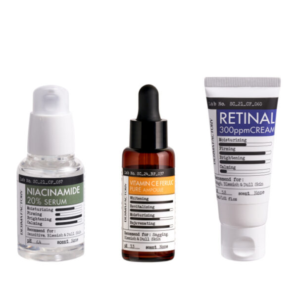 DERMA FACTORY Vitamin CBA Routine Set